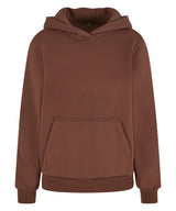 Women’s fluffy hoodie — Chocolate Brown