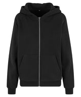 Women’s fluffy zip hoodie — Black