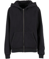 Women’s vintage heavy zip hoodie — Black