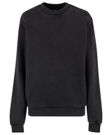 Women’s vintage heavy crew neck — Black