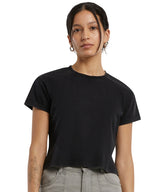 Women’s vintage cropped tee — lifestyle