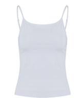 Women’s stretch Jersey short slim top — White