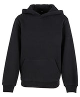 Kids fluffy hoodie — Black
