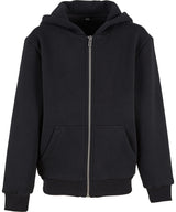 Kids fluffy zip hoodie — lifestyle