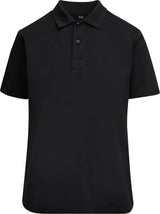 Women’s Sorona polo tee — Black