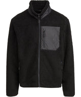 Bonded sherpa jacket — Black