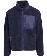 Bonded sherpa jacket — Navy