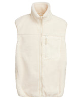 Bonded sherpa vest — White Sand
