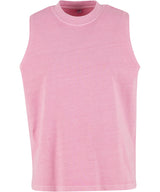 Women’s vintage washed sleeveless tee — Cool Pink