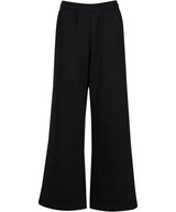 Women’s wide-leg sweatpants — Black