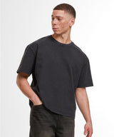 Vintage cropped heavy oversized tee — lifestyle