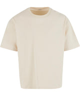 Cropped oversize tee — Sand