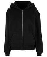 Women’s loose-fit zip hoodie — Black
