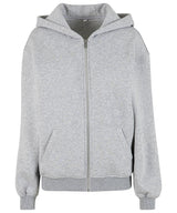 Women’s loose-fit zip hoodie — Heather Grey