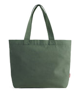 Cotton canvas tote — Moss