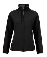 Expert women’s Basecamp softshell jacket — Black
