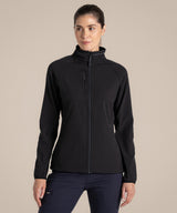 Expert women’s Basecamp softshell jacket — lifestyle
