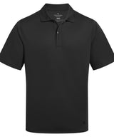 Expert Basecamp wicking polo shirt — Black