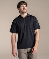 Expert Basecamp wicking polo shirt — lifestyle
