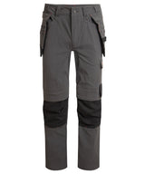 Sheffield stretch holster workwear trousers — Carbon Grey/Black