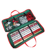 Gift wrap storage bag — lifestyle