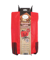Deluxe tree lights storage bag — Red/Green