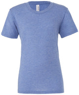 Unisex triblend crew neck t-shirt — Blue Triblend