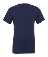 Unisex Jersey v-neck t-shirt — Navy