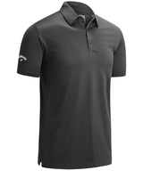 Swing Tech™ solid polo — Grey (Asphalt)