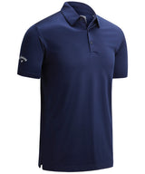 Swing Tech™ solid polo — Navy (Peacoat)