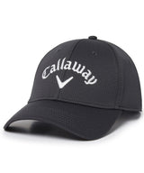 Side-crested cap — Black