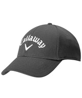 Side-crested cap — Charcoal