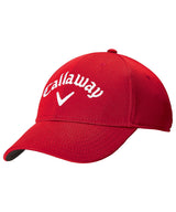 Side-crested cap — Red