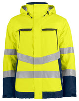 ProJob Prio 6441 Padded Class 3 Jacket — Yellow/Navy