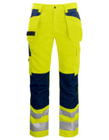 ProJob Hi Vis Holster Trouser — Yellow/Navy