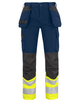 ProJob Prio 6534 Waistpants Class 1 — Yellow/Navy