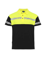 ProJob Progression 7003 Pique Polo — Black/Yellow