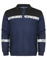 ProJob Progression 7100 LS Polo Sweat — Navy/Black