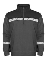 ProJob Progression 7102 Half Zip Sweat — Grey/Black