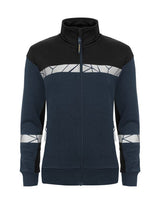 ProJob Progression 7105 Ladies FZ Sweat — Navy/Black