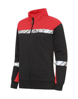 ProJob Progression 7105 Ladies FZ Sweat — Black/Red