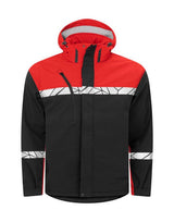 ProJob Progression 7400 Softshell Jkt — Black/Red