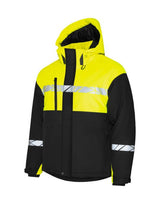 ProJob Progression 7413 Padded Softshell — Black/Yellow