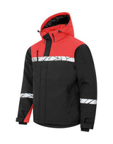 ProJob Progression 7413 Padded Softshell — Black/Red