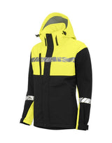 ProJob Progression 7417 Ladies Softshell — Black/Yellow