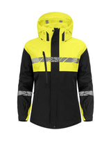 ProJob Progression 7419 Ladies Shell Jkt — Black/Yellow