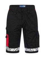 ProJob 7510 Work Shorts — Black/Red