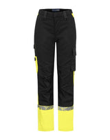 ProJob Progression 7512 Ladies Workpant — Black/Yellow