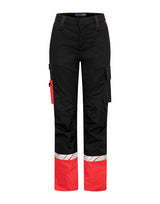 ProJob Progression 7512 Ladies Workpant — Black/Red