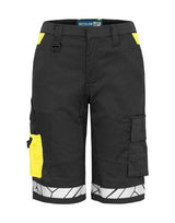 ProJob Progression 7514 Ladies Shorts — Black/Yellow